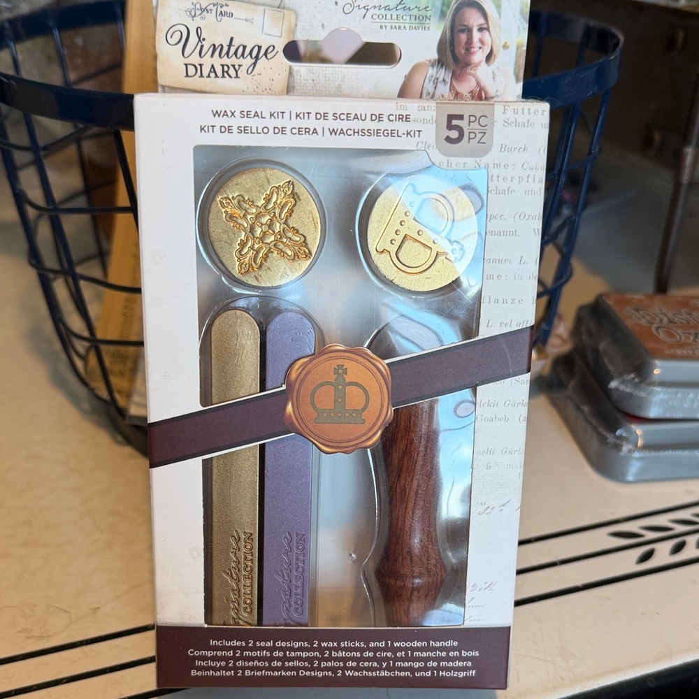 Crafters Companion Vintage Diary Wax Seal Kit